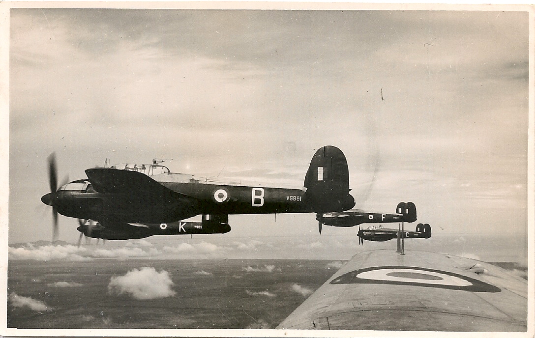 Bristol Brigand Aircraft flying in formation