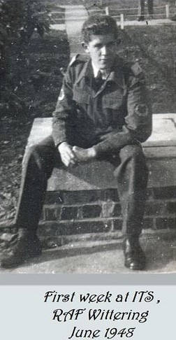 Terry Stringer First week at ITSRAF  Wittering June 1948
