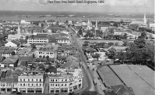 bras basah rd singapore town 1950
